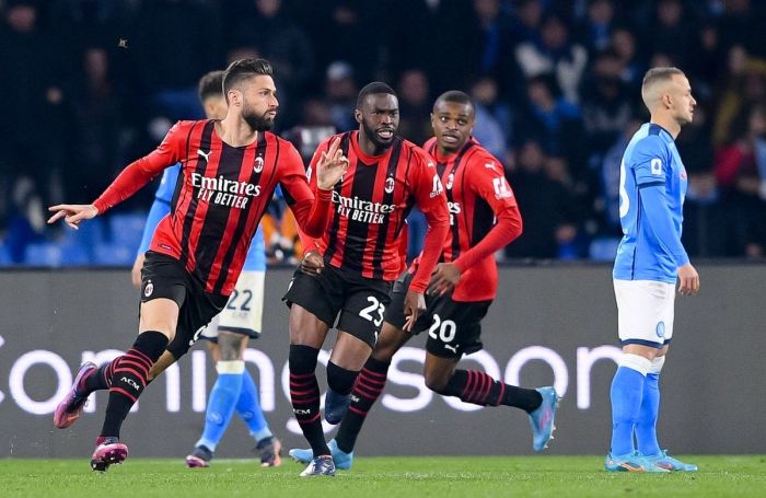 CHUTOGEL - Hasil Pertandingan Terakhir Milan vs Napoli di Liga Italia