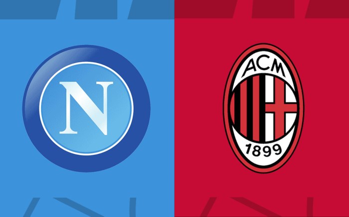 CHUTOGEL - Skor Akhir Milan vs Napoli dari Statistik Pertemuan