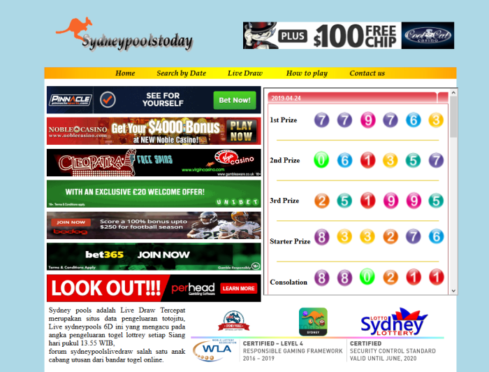 CHUTOGEL - Bagaimana Cara Klaim Hadiah Sydney Pools Sweep?