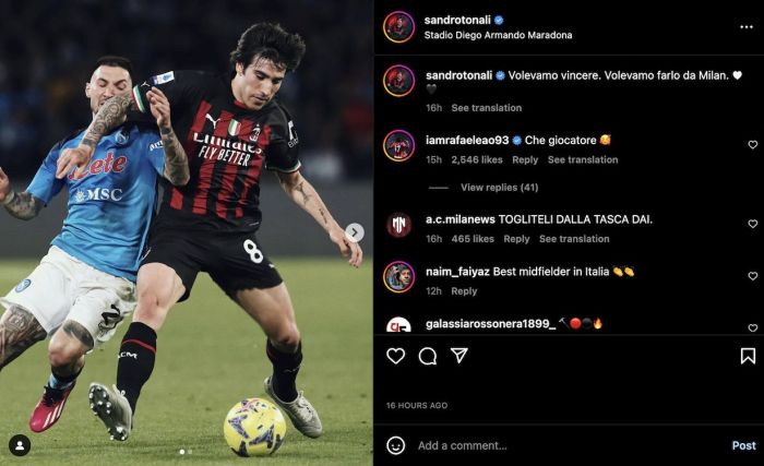 CHUTOGEL - Komentar Pemain Jelang Laga Milan vs Napoli